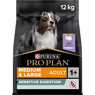 Pro Plan Medium & Large Adult Sensitive Digestion Grain Free krůta 12 kg - Granule pro psy