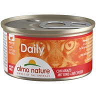 Almo Nature Daily Menu hovězí 85 g - Výprodej