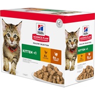 Hill's Science Plan Feline  Kitten kaps. Chicken + Turkey 12 × 85 g