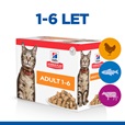 Hill's Science Plan Feline Adult kaps. Chicken + Beef + Ocean Fish 12 × 85 g - Konzervy pro kočky
