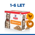 Hill's Science Plan Feline Adult kaps. Chicken + Turkey 12 × 85 g - Konzervy pro kočky