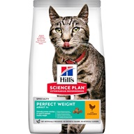 Hill's Science Plan Feline Adult Perfect Weight Chicken 7 kg - Granule pro kočky, krmivo pro kočky