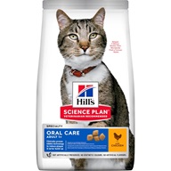 Hill's Science Plan Feline Adult Oral Care Chicken 7 kg - Granule pro kočky, krmivo pro kočky