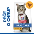 Hill's Science Plan Feline Adult Oral Care Chicken 7 kg - Granule pro kočky, krmivo pro kočky