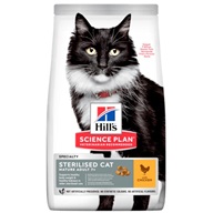 Hill's Science Plan Feline Mature Adult 7+ Sterilised Chicken 3 kg - Granule pro kočky, krmivo pro kočky