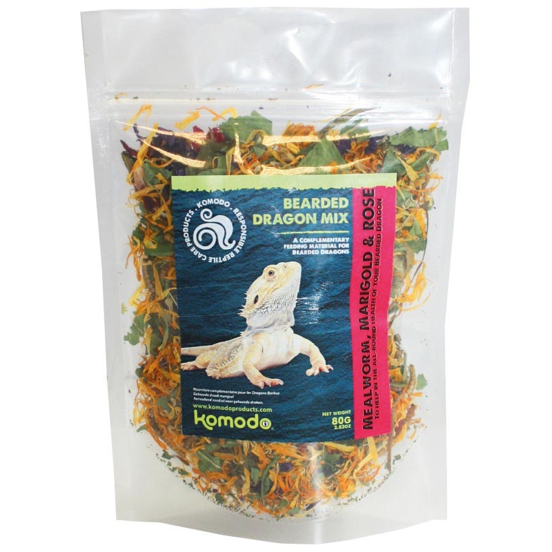 Komodo Bearded Dragon Treat Mix pro agamy 40 g Krmivo Zvěrokruh