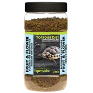 Komodo Tortoise Diet pro suchozemské želvy 340 g ovoce a květy 