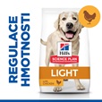 Hill's Science Plan Canine Adult Light Large Breed Chicken 18 kg - Granule pro psy
