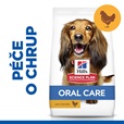 Hill's Science Plan Canine Adult Oral Care Chicken 12 kg - Granule pro psy