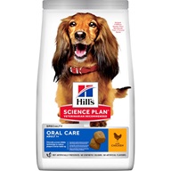 Hill's Science Plan Canine Adult Oral Care Chicken 2 kg - Granule pro psy