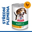 Hill's Science Plan Canine konz. Puppy Chicken 370 g - Konzervy pro psy