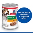 Hill's Science Plan Canine konz. Puppy Chicken 370 g - Konzervy pro psy