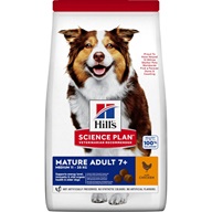 Hill's Science Plan Canine Mature 7+ Medium Chicken 2,5 kg - Granule pro psy