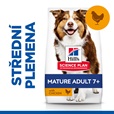 Hill's Science Plan Canine Mature 7+ Medium Chicken 2,5 kg - Granule pro psy