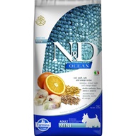 N&D OCEAN Low Grain Adult Mini Codfish & Orange 7 kg - Granule pro psy