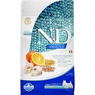 N&D OCEAN Low Grain Adult Mini Codfish & Orange 800 g - Granule pro psy