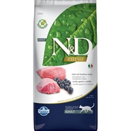 N&D PRIME Adult Lamb & Blueberry 5 kg - Granule pro kočky, krmivo pro kočky