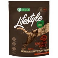 Nature's Protection Lifestyle Grain Free Sterilised Salmon 400 g - Výprodej