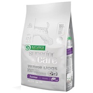 Nature's Protection Superior Care White Dogs Junior Salmon 1,5 kg - Granule pro psy