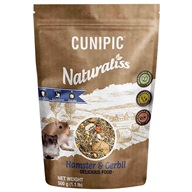 Cunipic Naturaliss Hamster & Gerbil pro křečky a pískomily  500 g - Výprodej