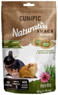 Cunipic Naturaliss Snack Immunity pro drobné savce 50 g - Výprodej