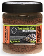 Komodo Tortoise Diet pro suchozemské želvy 170 g pampeliška  - Výprodej