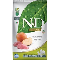 N&D PRIME Dog GF Wild Boar & Apple Adult Medium & Maxi 2,5 kg - Výprodej