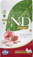 N&D PRIME Dog GF Chicken & Pomegranate Adult Mini 800 g - Granule pro psy