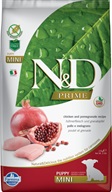 N&D PRIME Dog GF Chicken & Pomegranate Puppy Mini 2,5 kg - Granule pro štěňata