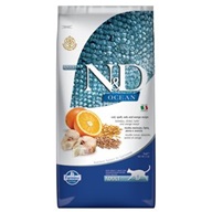 N&D OCEAN Cat LG Cod, Spelt, Oats & Orange Adult 10 kg - Granule pro kočky, krmivo pro kočky