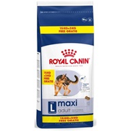 Royal Canin Maxi Adult 15 kg + 3 kg zdarma - Granule pro psy