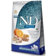 N&D OCEAN Dog LG Cod, Spelt, Oats & Orange Adult Medium & Maxi 2,5 kg - Výprodej