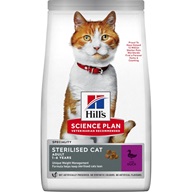 Hill's Science Plan Feline Young Adult Sterilised with Duck 1,5 kg - Granule s krátkou exp.