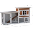 A.K. Pets Villa králíkárna s výběhem 147 × 50 × 80 cm - Klece, králíkárny, výběhy