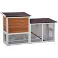 A.K. Pets Villa králíkárna s výběhem 147 × 50 × 80 cm - Klece, králíkárny, výběhy