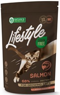 Nature's Protection Lifestyle Grain-Free Salmon Kitten 400 g - Výprodej