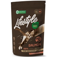 Nature's Protection Lifestyle Grain-Free Salmon Kitten 400 g - Granule s krátkou exp.