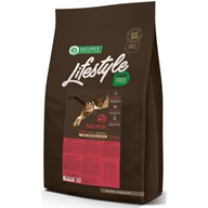 Nature's Protection Lifestyle Grain-Free Salmon Senior Cat 7 kg - Granule s krátkou exp.