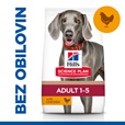 Hill's Science Plan Canine Adult No Grain Large Breed Chicken 14 kg - Granule pro psy
