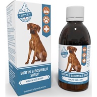 Sirup biotin s boswelií 200ml Topvet - Doplňky výživy, zubní péče