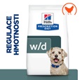 Hill's Prescription Diet Canine w/d 1,5 kg - Granule pro psy