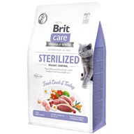 Brit Care Cat Grain-Free Sterilized Weight Control 400 g - Granule pro kočky, krmivo pro kočky