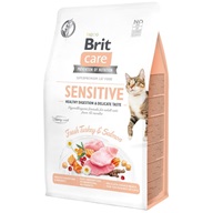 Brit Care Cat Grain-Free Sensitive Healthy Digestion & Delicate Taste 400 g - Granule pro kočky, krmivo pro kočky