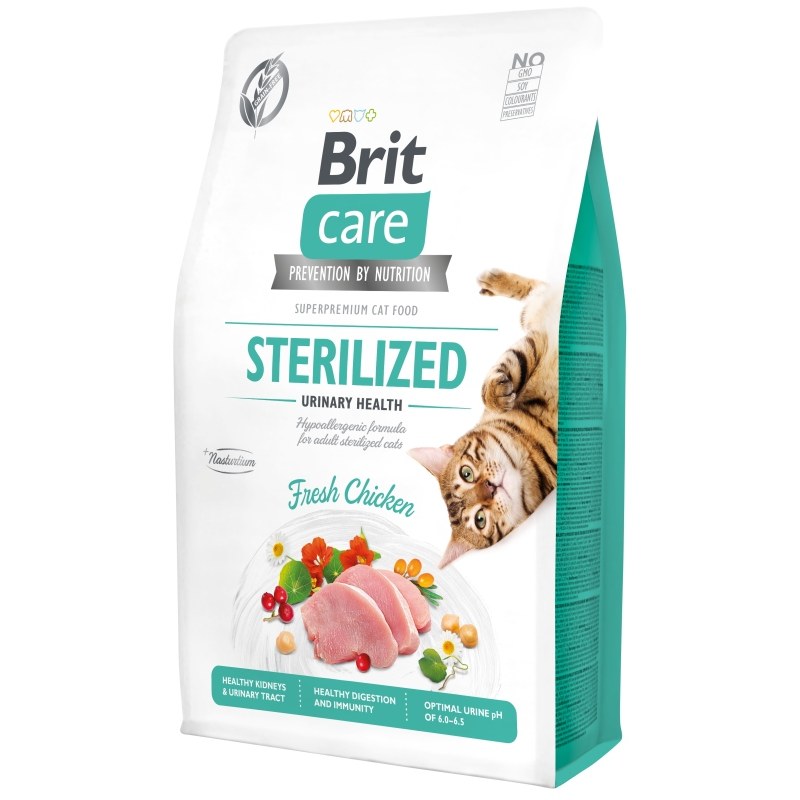 Brit Care Cat Grain-Free Sterilized Urinary Health 2 kg | Granule pro ...
