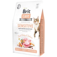 Brit Care Cat Grain-Free Sensitive Healthy Digestion & Delicate Taste 2 kg - Výprodej