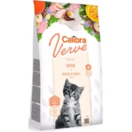 Calibra Cat Verve Grain Free Kitten Chicken&Turkey 750 g - Granule pro kočky, krmivo pro kočky