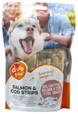 Duvo+ dog Fish! Plátky losos + treska 150 g - Pamlsky pro psy