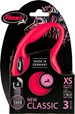 Flexi Classic NEW XS pásek 3 m červené 12 kg - Vodítka
