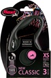 Flexi Classic NEW XS pásek 3 m černé 12 kg - Postroje a vodítka