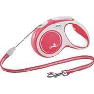 Flexi New Comfort M lanko 5 m červené 20 kg - Vodítka navíjecí